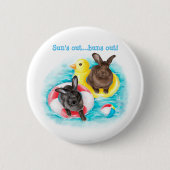 Beach Buns-Button Ronde Button 5,7 Cm (Voorkant)