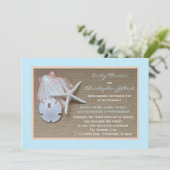 Beach Burlap Kaart (Staand voorkant)