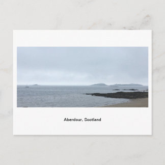 Beach by Aberdour Harbour Briefkaart