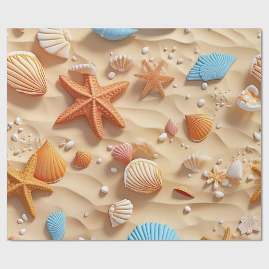 Beach Cadeaupapier (Vlak)