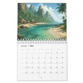 Beach Calendar 2026 Kalender (Jan 2026)