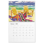 Beach Calendar Kalender (Feb 2026)