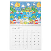 Beach Calendar Kalender (Jan 2027)