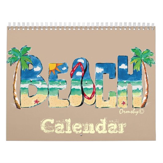 Beach Calendar Kalender (Hoes)