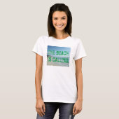 Beach Calling T-shirt (Voorkant volledig)