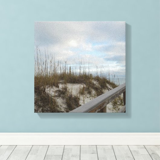 Beach Canvas Afdruk (Insitu (Houten vloer))