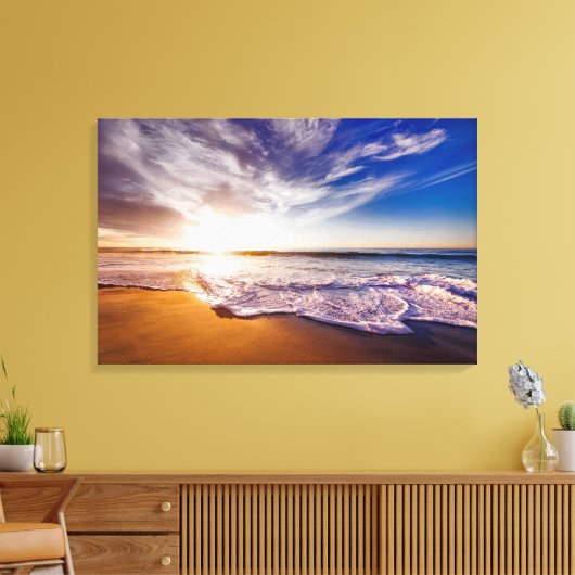 Beach Canvas Afdruk (Insitu (Woonkamer))