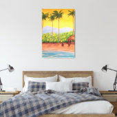 Beach Canvas Afdruk (Insitu (Slaapkamer))