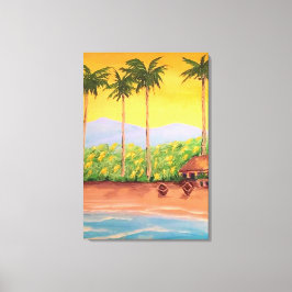 Beach Canvas Afdruk