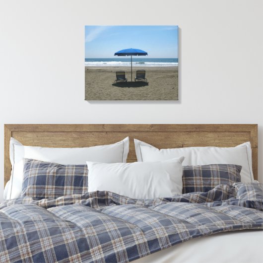 Beach Canvas Afdruk (Insitu (Slaapkamer))