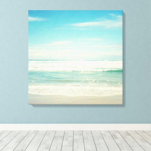 Beach Canvas Afdruk (Insitu (Houten vloer))