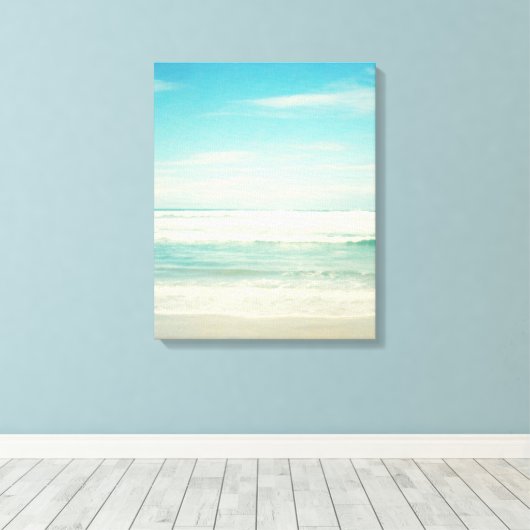 Beach Canvas Afdruk (Insitu (Houten vloer))