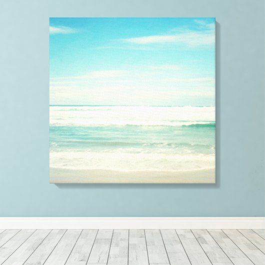 Beach Canvas Afdruk (Insitu (Houten vloer))
