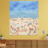 Beach Canvas Afdruk (Insitu (Woonkamer))