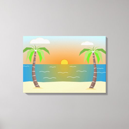 Beach Canvas Afdruk (Voorkant)