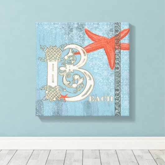 BEACH - Canvas Print (Insitu (Houten vloer))