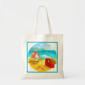 Beach Canvas tas (Voorkant)
