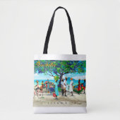 Beach canvas tas (Voorkant)
