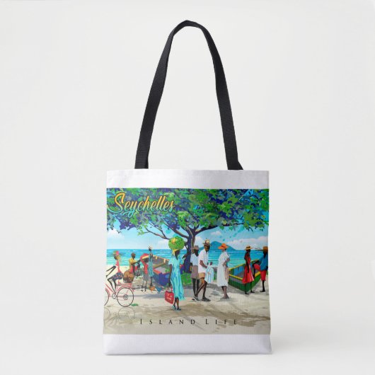 Beach canvas tas (Voorkant)
