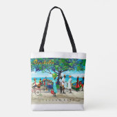 Beach canvas tas (Achterkant)