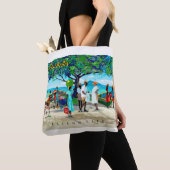 Beach canvas tas (Dichtbij)