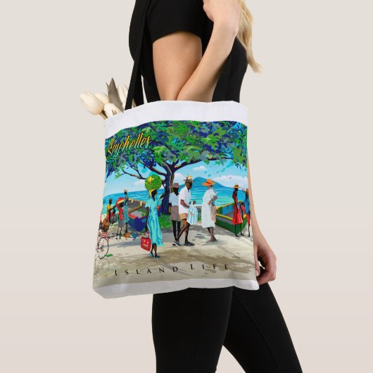 Beach canvas tas (Dichtbij)