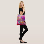 Beach Canvas tas Family Sand Welcome Balloons (Op model)