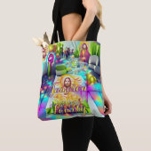 Beach Canvas tas Family Sand Welcome Balloons (Dichtbij)