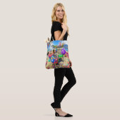 Beach Canvas tas Family Sand Welcome Balloons (Op model)