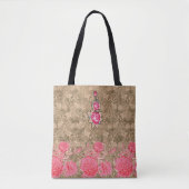 Beach Canvas tas voor vrouwen | Stro- en denimport (Voorkant)
