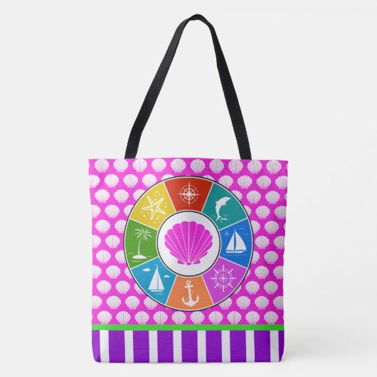 Beach Canvas tas - Zie Terug (Voorkant)