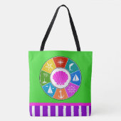 Beach Canvas tas - Zie Terug (Voorkant)