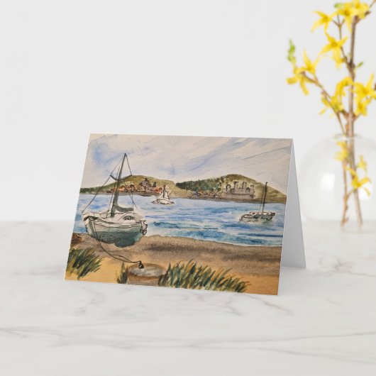 Beach Card Kaart (Gele Bloem)