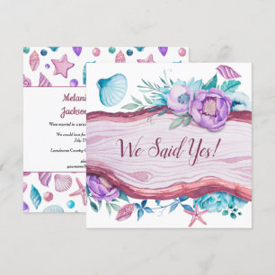 Beach Caribische Th-bruiloft Kaart