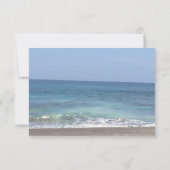Beach Casual Weddenschap Kaart (Achterkant)