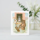 Beach Cats door Louis Wain Briefkaart (Staand voorkant)