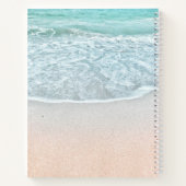 Beach Celebration of Life Photo Funeral Guest Book Notitieboek (Achterkant)