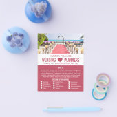 Beach-ceremonie, bruiloft-gebeurtenissenplanner Ad Flyer (Enkel)