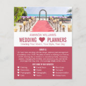 Beach-ceremonie, bruiloft-gebeurtenissenplanner Ad Flyer (Voorkant)