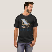 Beach Chair Sand Coast Life T-shirt (Voorkant volledig)
