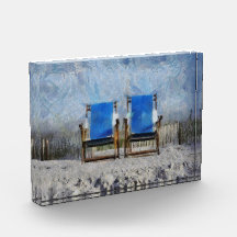 Beach Chairs AcrylBlock