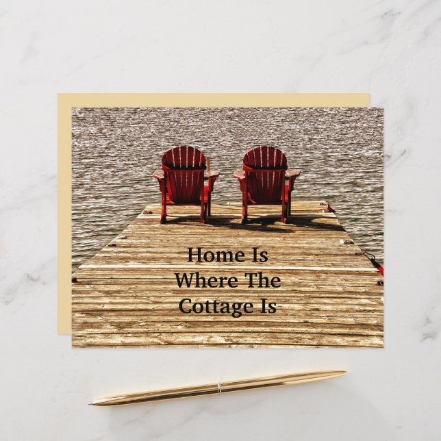 Beach Chairs at Lake Home is waar het net zich bev (Voorkant / Achterkant in situ)