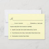 Beach Chairs Destination Wedding RSVP Kaartje (Achterkant)