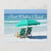 Beach Chairs - Fort Walton Beach, Florida Briefkaart (Voorkant)