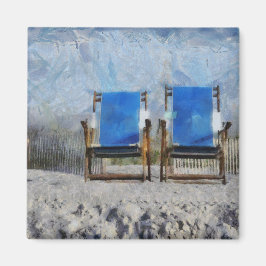 Beach Chairs Magneet