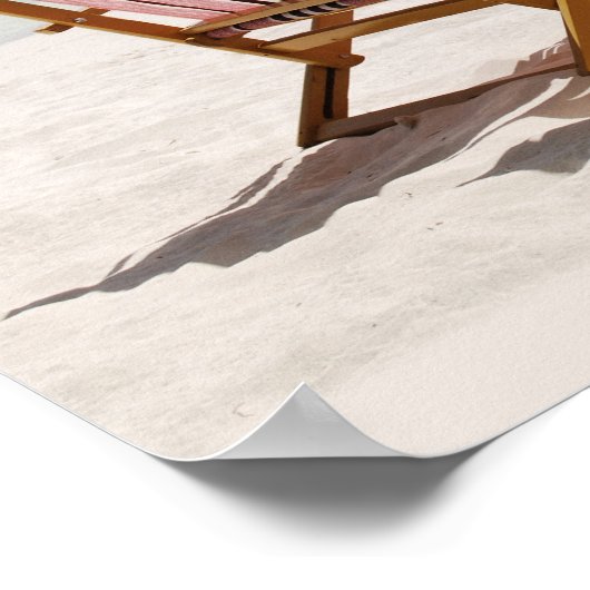 Beach Chairs Poster (Hoek)