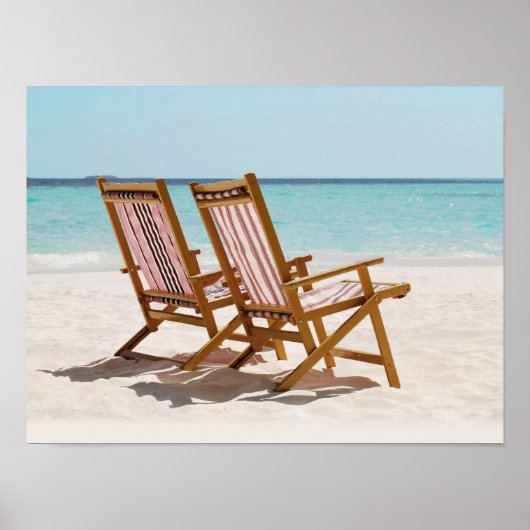 Beach Chairs Poster (Voorkant)