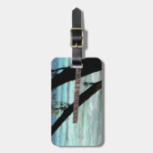 Beach Chairs Rum Point Grand Cayman Bagagelabel (Voorkant verticaal)