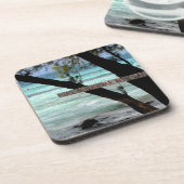 Beach Chairs Rum Point Grand Cayman Drankjes Onderzetter (Linkerzijde)