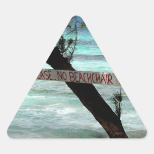 Beach Chairs Rum Point Grand Cayman Sticker